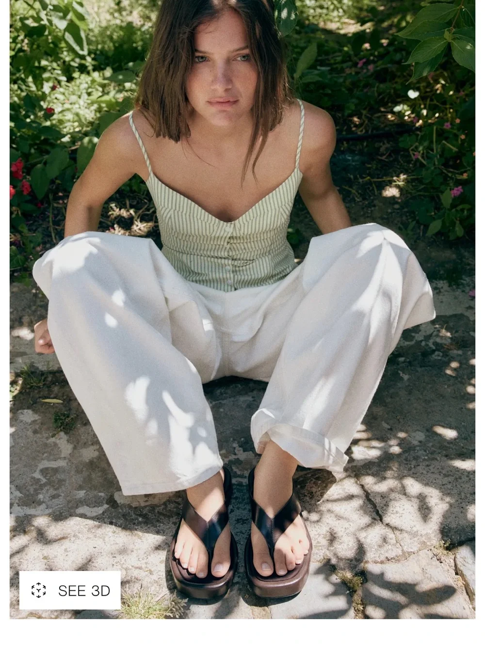 Brown Flip Flop Sandals - Picture 4 of 4
